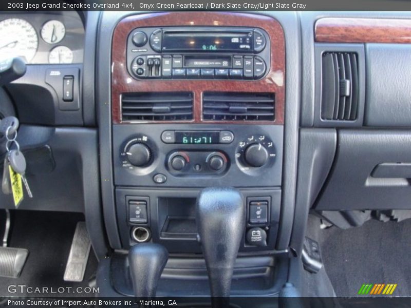 Onyx Green Pearlcoat / Dark Slate Gray/Light Slate Gray 2003 Jeep Grand Cherokee Overland 4x4