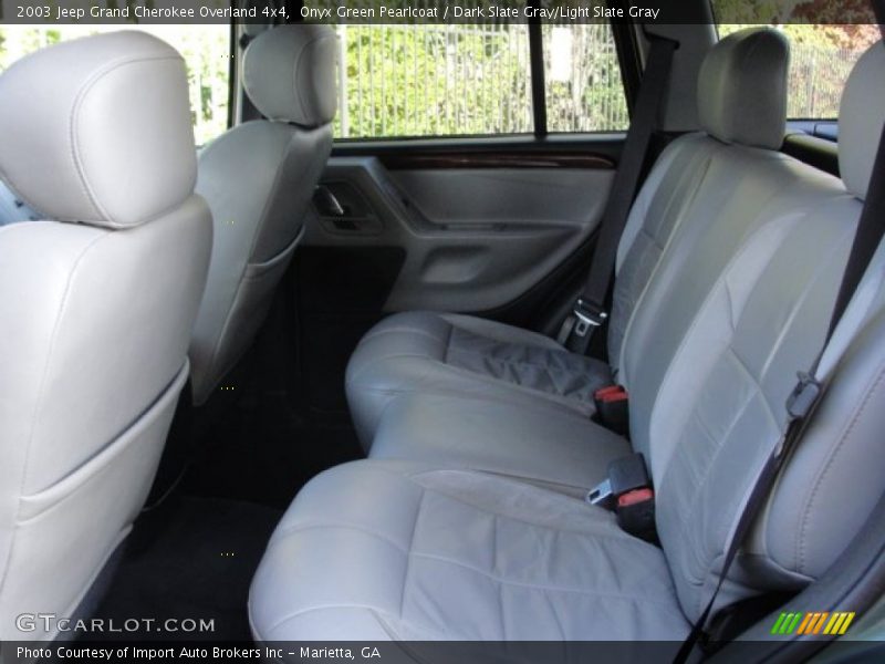 Onyx Green Pearlcoat / Dark Slate Gray/Light Slate Gray 2003 Jeep Grand Cherokee Overland 4x4