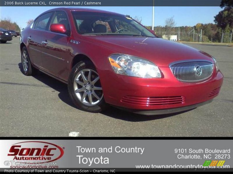 Crimson Red Pearl / Cashmere 2006 Buick Lucerne CXL