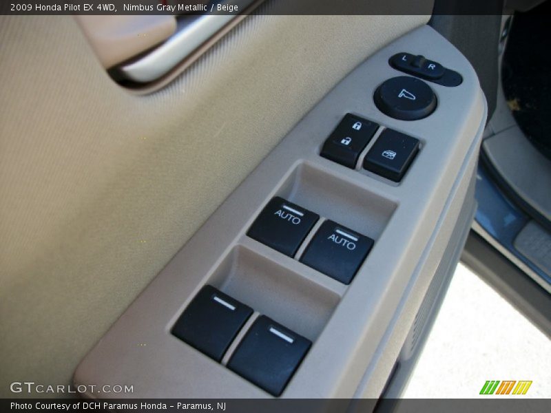 Nimbus Gray Metallic / Beige 2009 Honda Pilot EX 4WD