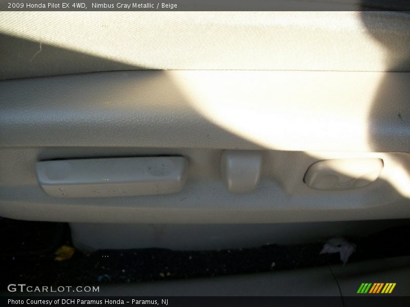 Nimbus Gray Metallic / Beige 2009 Honda Pilot EX 4WD