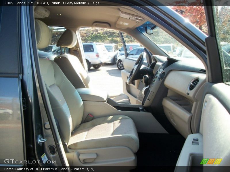 Nimbus Gray Metallic / Beige 2009 Honda Pilot EX 4WD