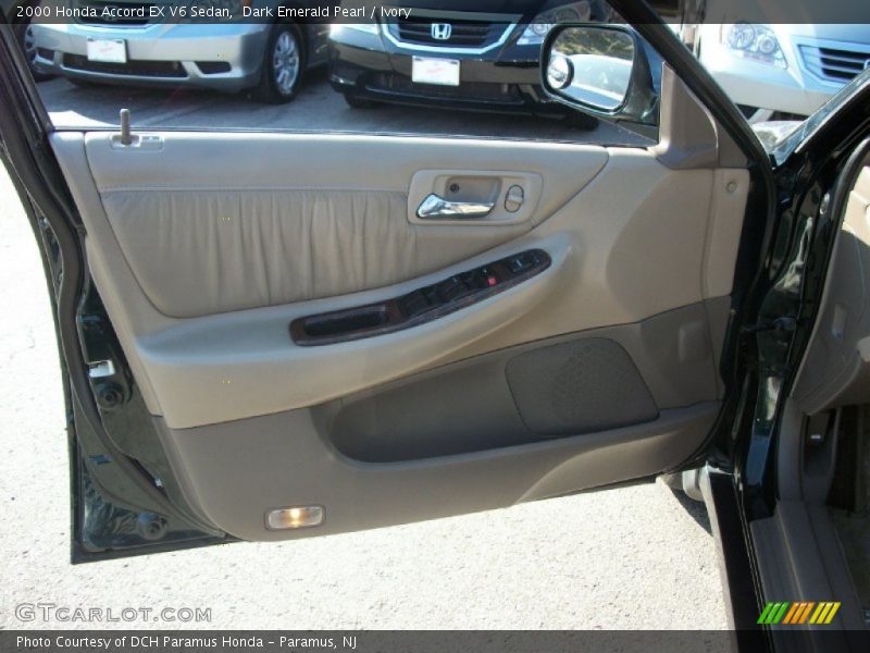 Dark Emerald Pearl / Ivory 2000 Honda Accord EX V6 Sedan