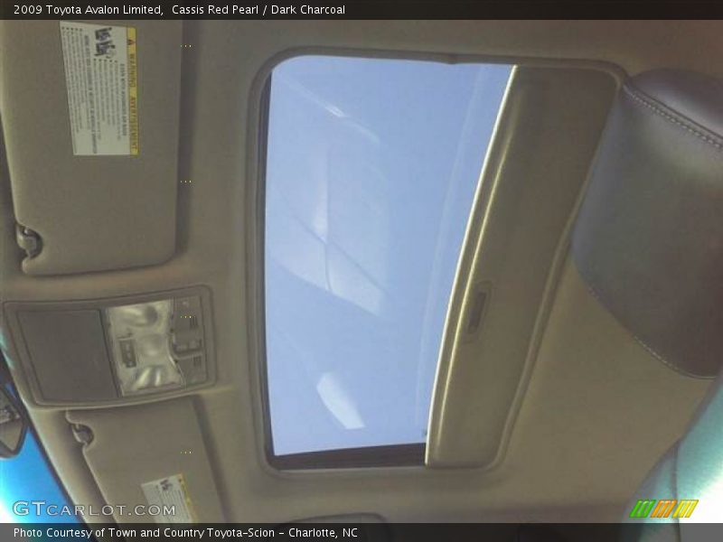 Cassis Red Pearl / Dark Charcoal 2009 Toyota Avalon Limited