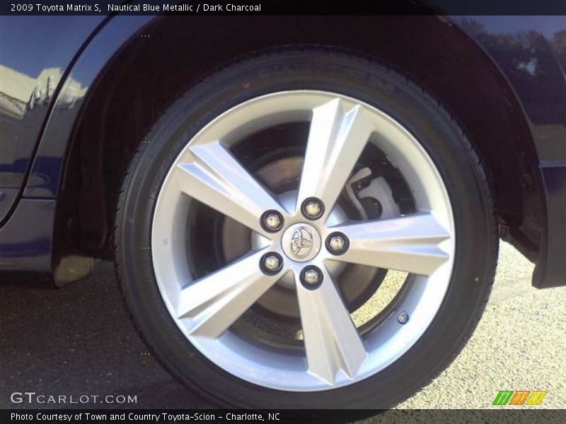 Nautical Blue Metallic / Dark Charcoal 2009 Toyota Matrix S
