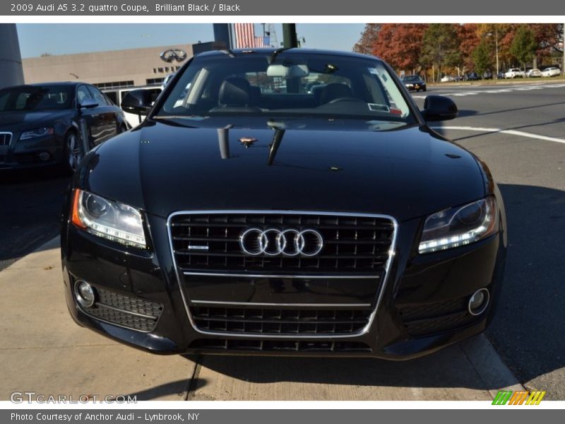 Brilliant Black / Black 2009 Audi A5 3.2 quattro Coupe