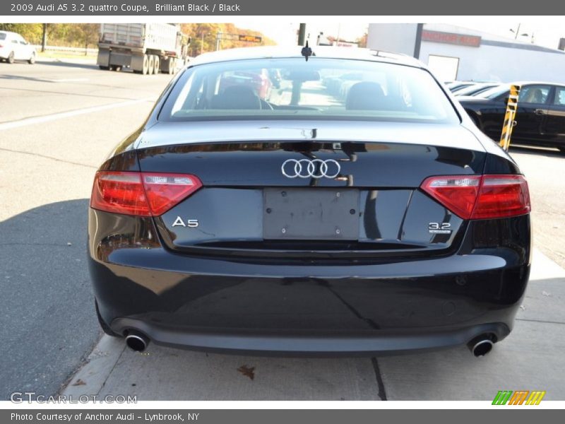 Brilliant Black / Black 2009 Audi A5 3.2 quattro Coupe