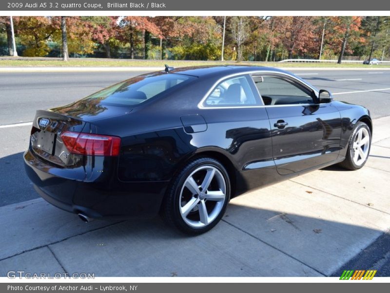 Brilliant Black / Black 2009 Audi A5 3.2 quattro Coupe