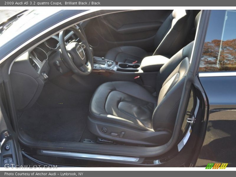 Brilliant Black / Black 2009 Audi A5 3.2 quattro Coupe