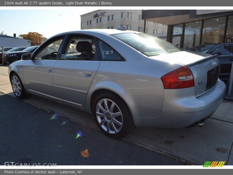 Light Silver Metallic / Ebony 2004 Audi A6 2.7T quattro Sedan