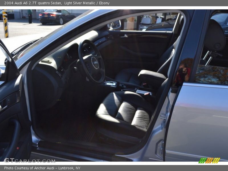 Light Silver Metallic / Ebony 2004 Audi A6 2.7T quattro Sedan