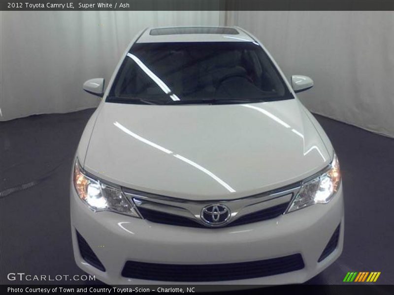 Super White / Ash 2012 Toyota Camry LE