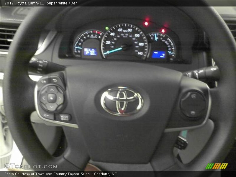 Super White / Ash 2012 Toyota Camry LE