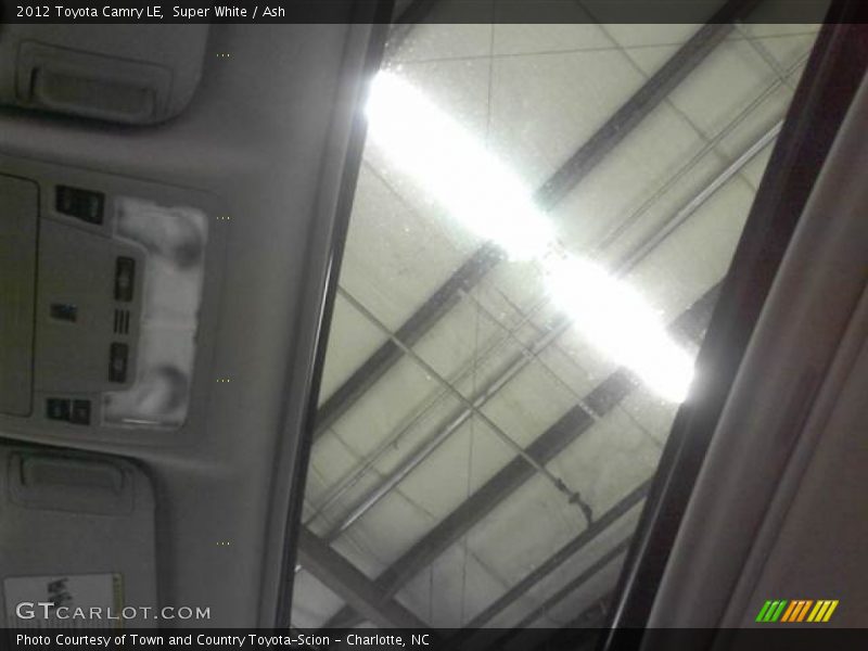 Super White / Ash 2012 Toyota Camry LE