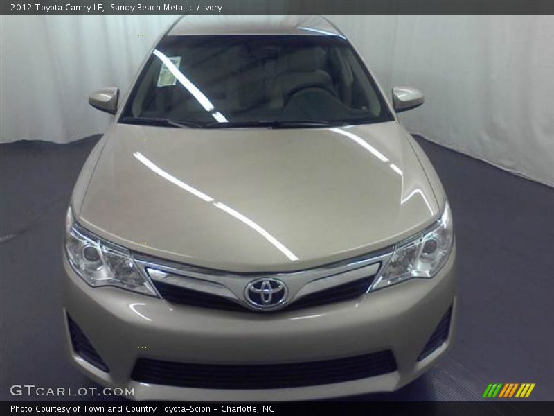 Sandy Beach Metallic / Ivory 2012 Toyota Camry LE