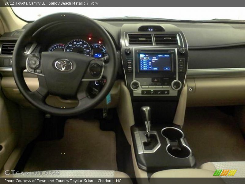 Sandy Beach Metallic / Ivory 2012 Toyota Camry LE