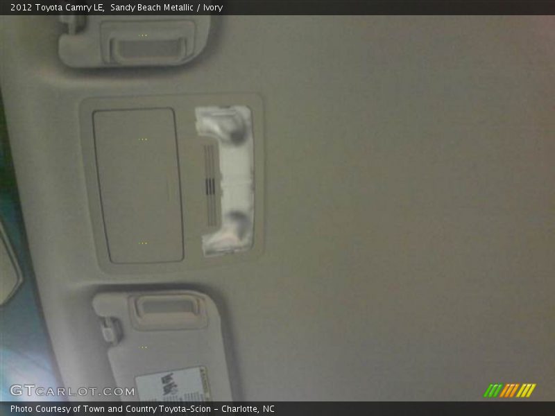 Sandy Beach Metallic / Ivory 2012 Toyota Camry LE