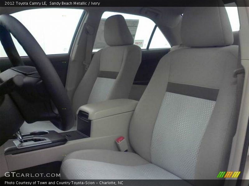 Sandy Beach Metallic / Ivory 2012 Toyota Camry LE