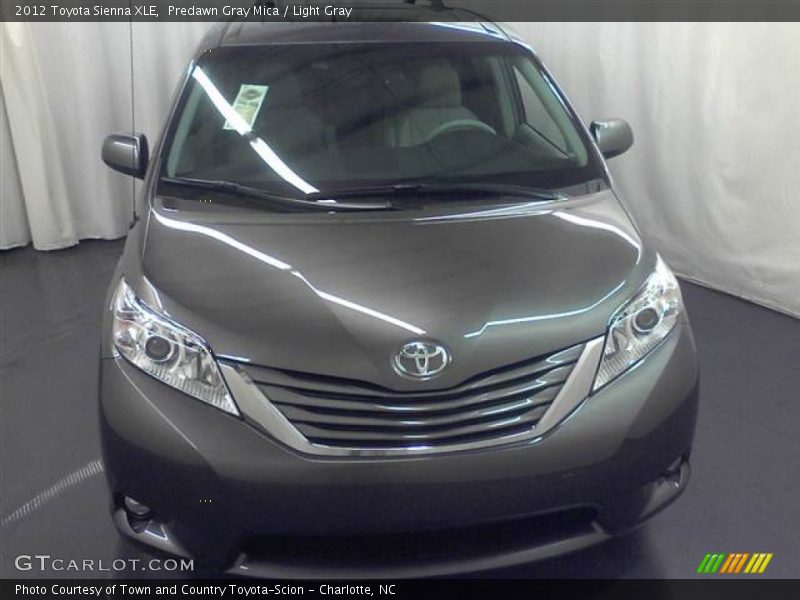 Predawn Gray Mica / Light Gray 2012 Toyota Sienna XLE
