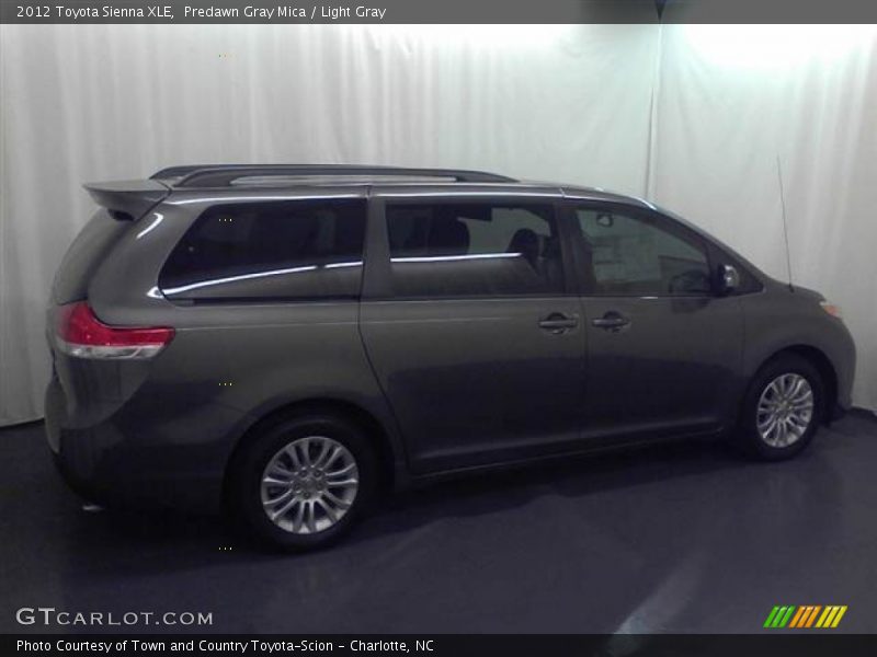 Predawn Gray Mica / Light Gray 2012 Toyota Sienna XLE