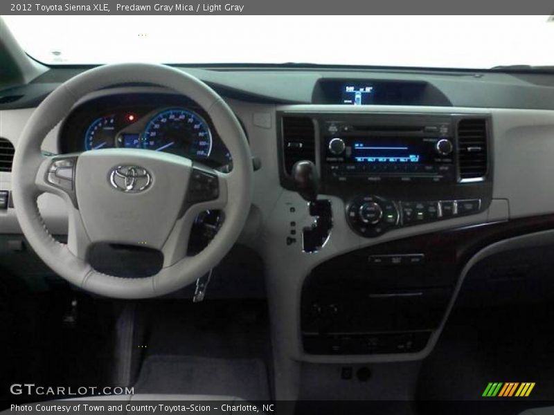 Dashboard of 2012 Sienna XLE