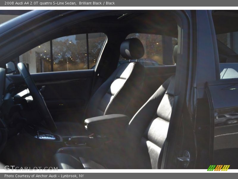 Brilliant Black / Black 2008 Audi A4 2.0T quattro S-Line Sedan