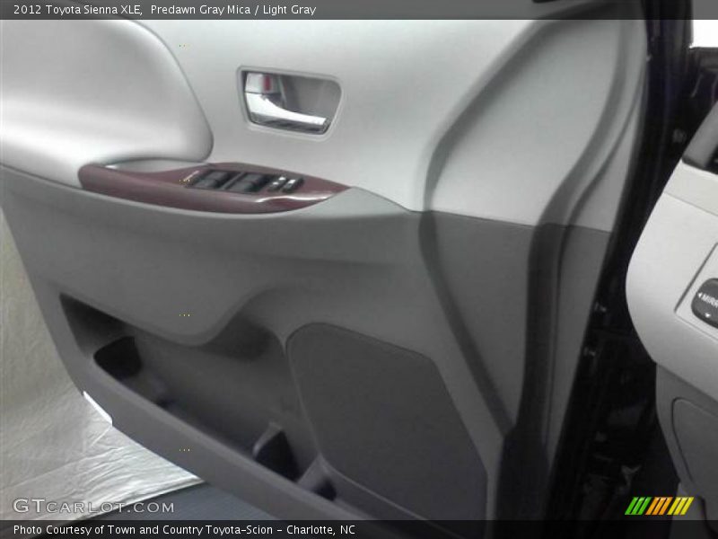 Predawn Gray Mica / Light Gray 2012 Toyota Sienna XLE