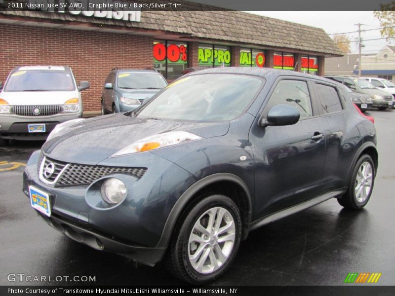 Graphite Blue / Black/Silver Trim 2011 Nissan Juke SV AWD