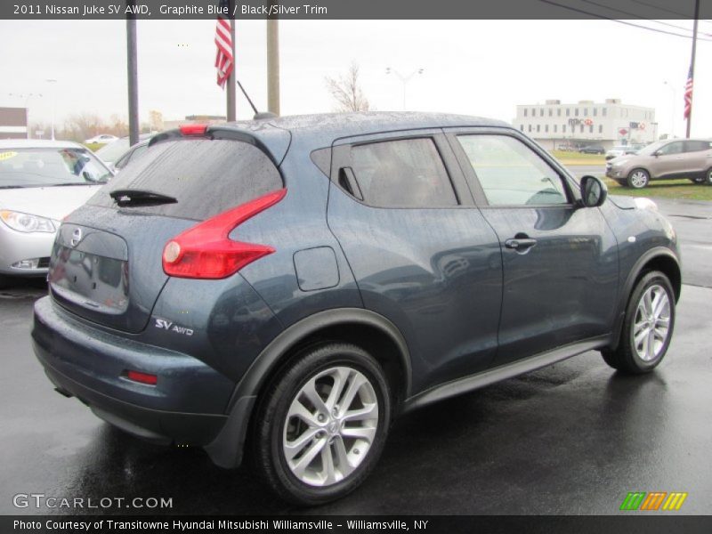 Graphite Blue / Black/Silver Trim 2011 Nissan Juke SV AWD