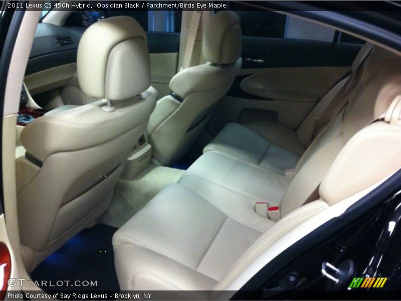 Obsidian Black / Parchment/Birds Eye Maple 2011 Lexus GS 450h Hybrid