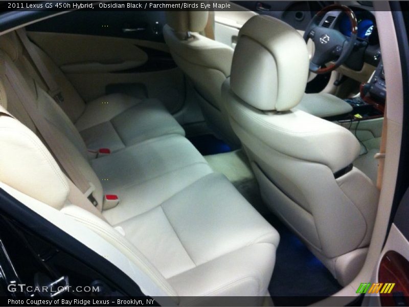 Obsidian Black / Parchment/Birds Eye Maple 2011 Lexus GS 450h Hybrid