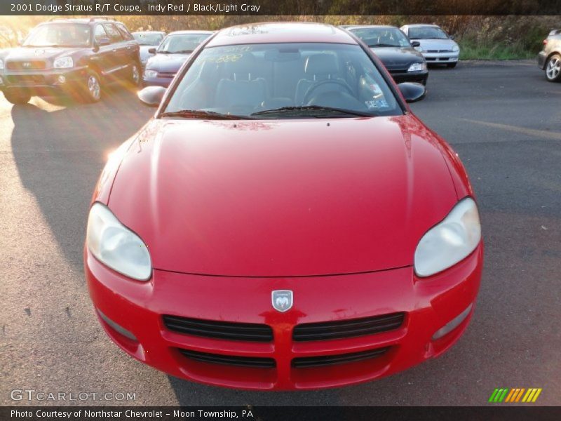 Indy Red / Black/Light Gray 2001 Dodge Stratus R/T Coupe