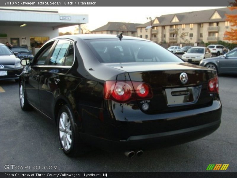 Black / Titan Black 2010 Volkswagen Jetta SE Sedan