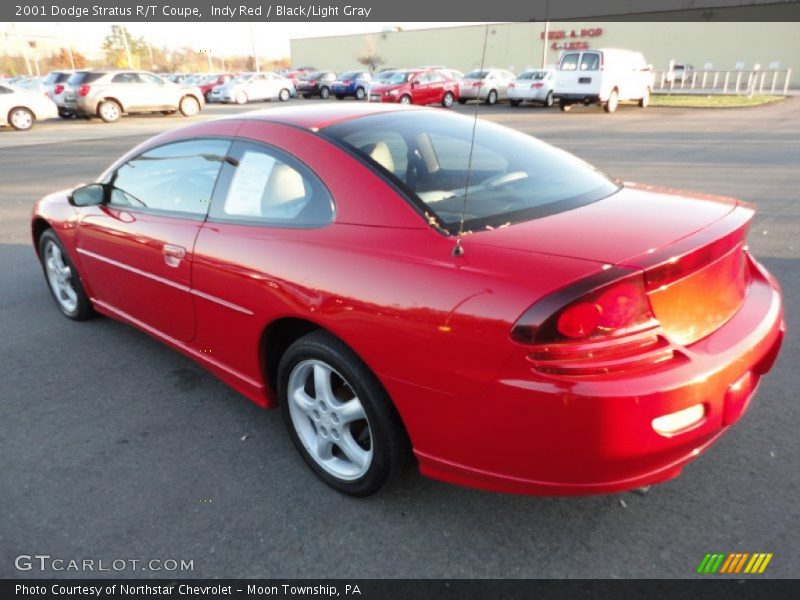Indy Red / Black/Light Gray 2001 Dodge Stratus R/T Coupe
