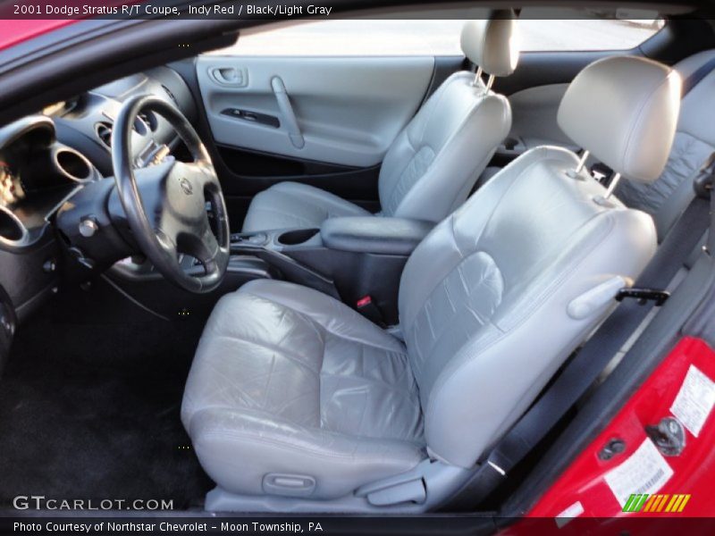  2001 Stratus R/T Coupe Black/Light Gray Interior