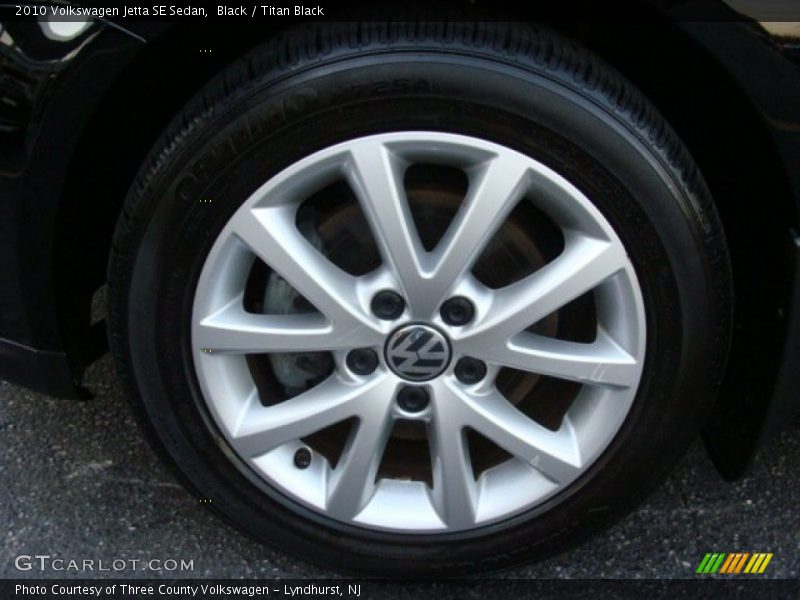 Black / Titan Black 2010 Volkswagen Jetta SE Sedan
