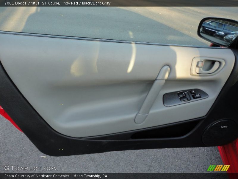 Indy Red / Black/Light Gray 2001 Dodge Stratus R/T Coupe