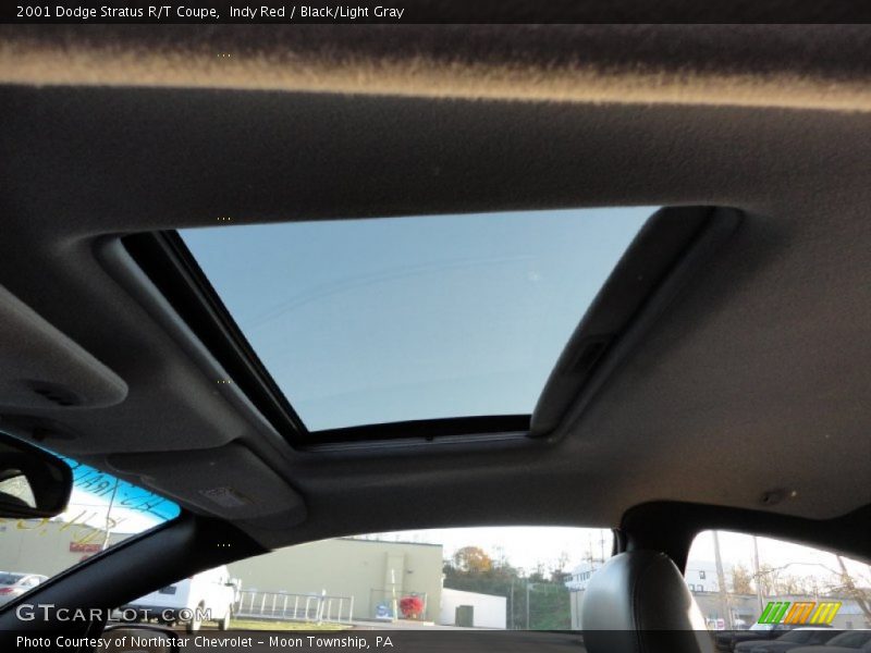 Indy Red / Black/Light Gray 2001 Dodge Stratus R/T Coupe