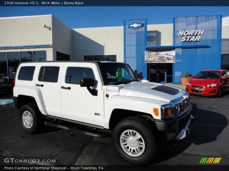 Birch White / Ebony Black 2008 Hummer H3 X