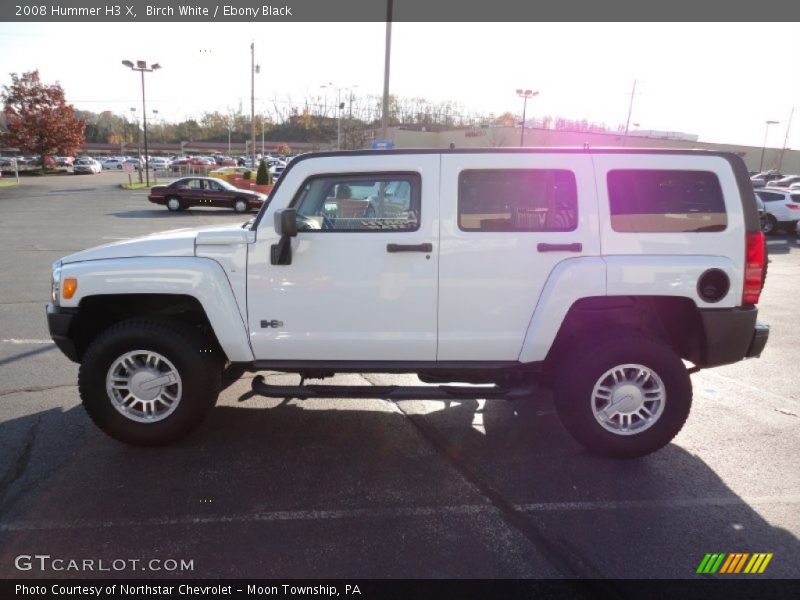 Birch White / Ebony Black 2008 Hummer H3 X