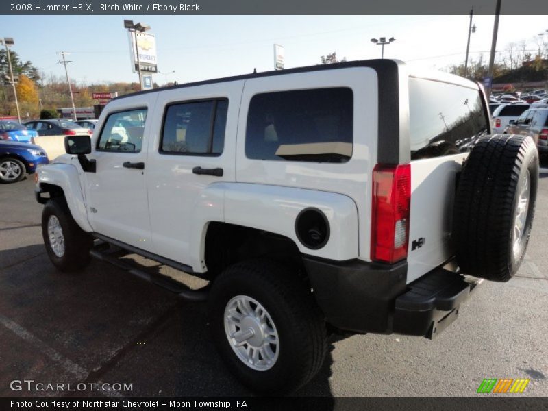 Birch White / Ebony Black 2008 Hummer H3 X