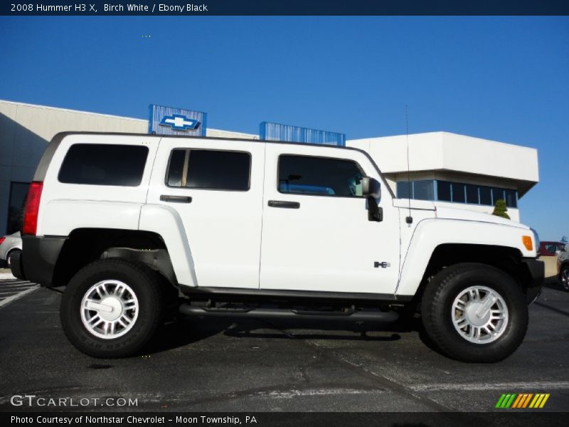 Birch White / Ebony Black 2008 Hummer H3 X