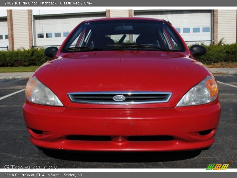 Classic Red / Gray 2002 Kia Rio Cinco Hatchback