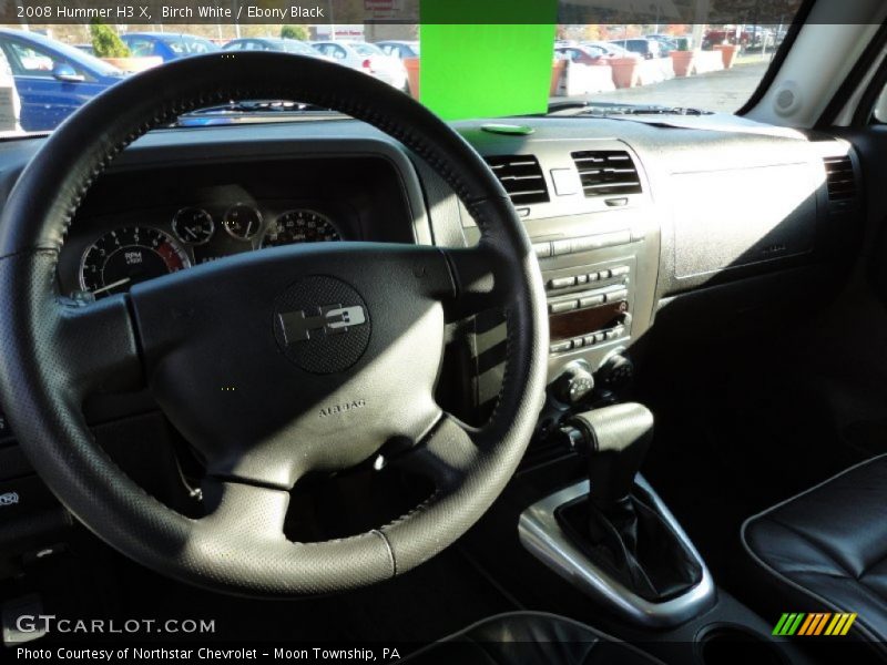Birch White / Ebony Black 2008 Hummer H3 X