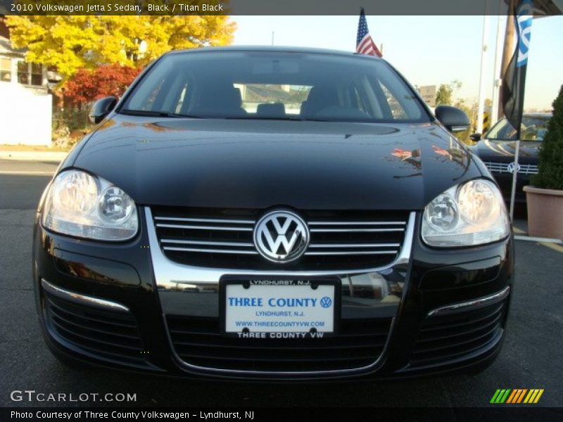 Black / Titan Black 2010 Volkswagen Jetta S Sedan