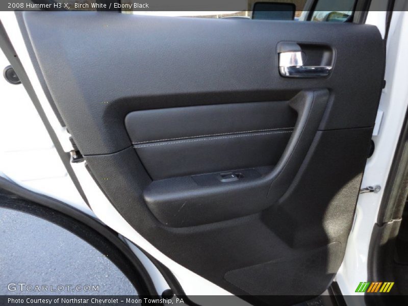 Birch White / Ebony Black 2008 Hummer H3 X