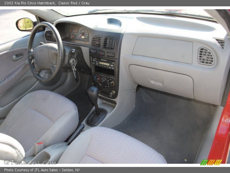 Classic Red / Gray 2002 Kia Rio Cinco Hatchback