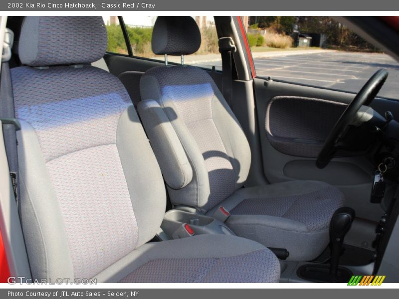 Classic Red / Gray 2002 Kia Rio Cinco Hatchback