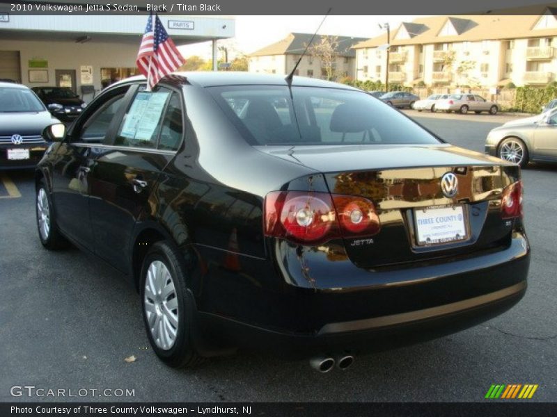 Black / Titan Black 2010 Volkswagen Jetta S Sedan