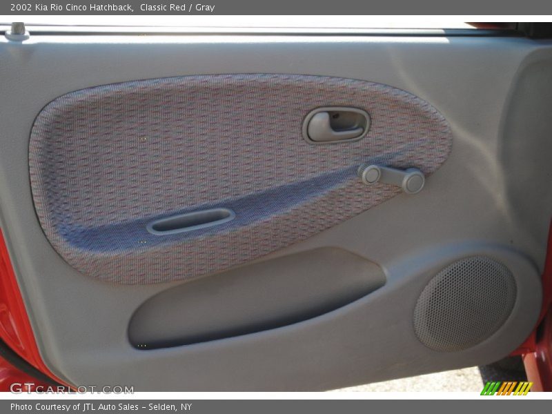 Classic Red / Gray 2002 Kia Rio Cinco Hatchback